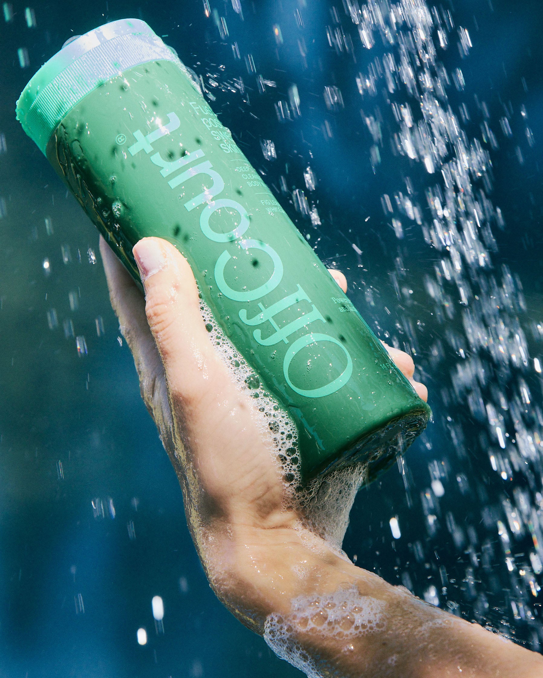 OffCourt body wash in fig leaves + white musk