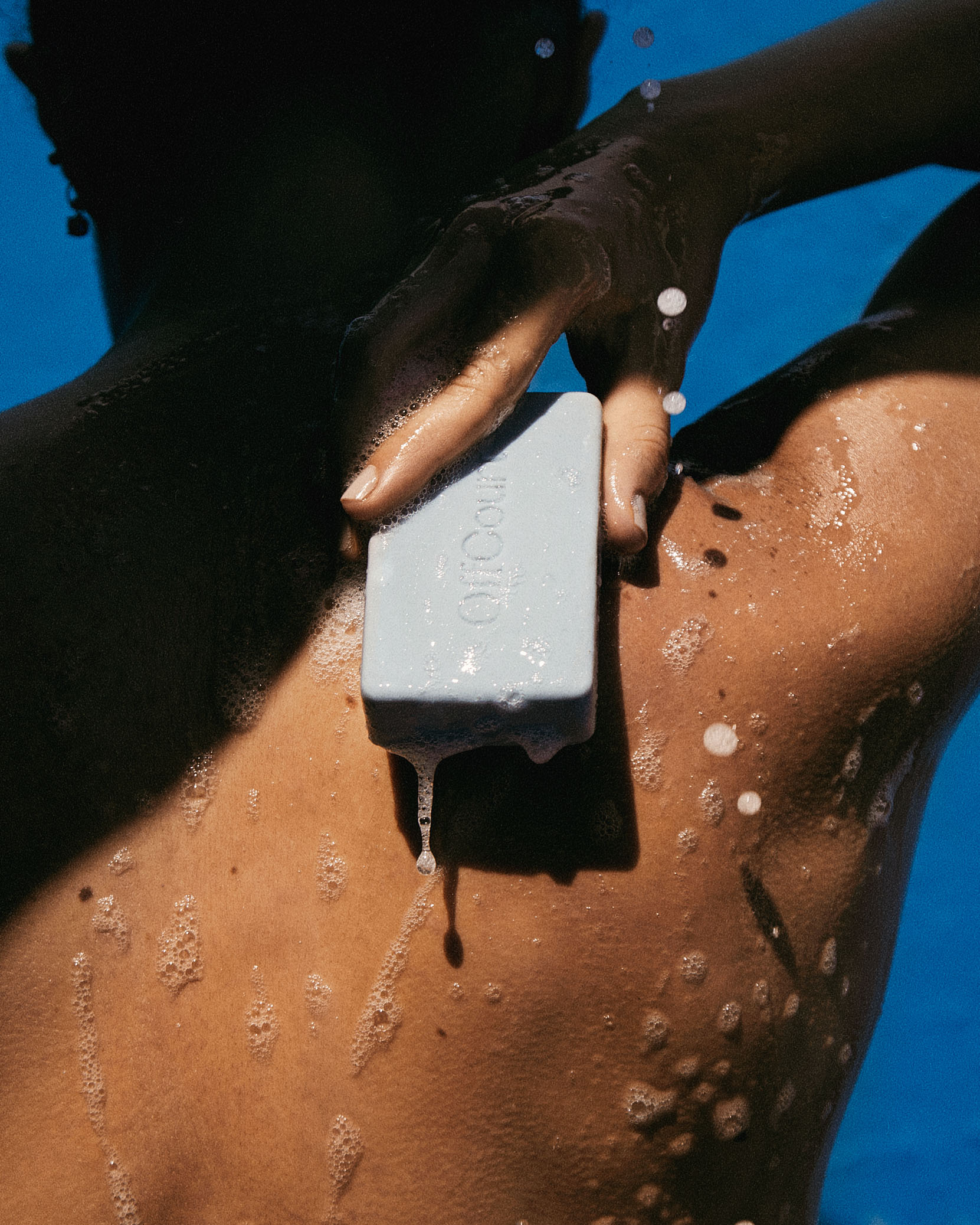 OffCourt body soap in coconut water + sandalwood