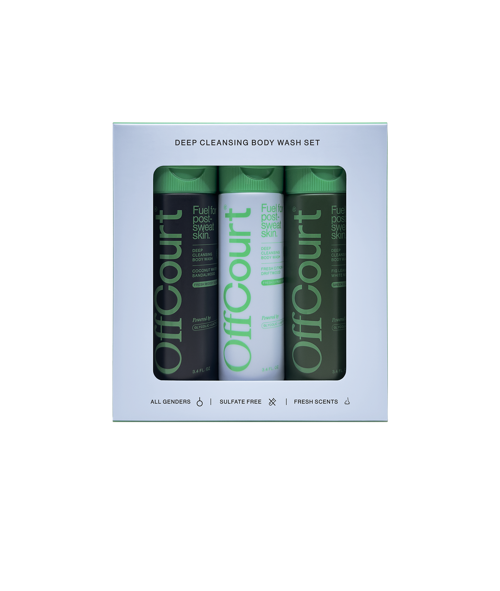 Deep Cleansing Body Wash Trio Pack – OffCourt Deep Cleansing Body Wash Trio Pack – OffCourt