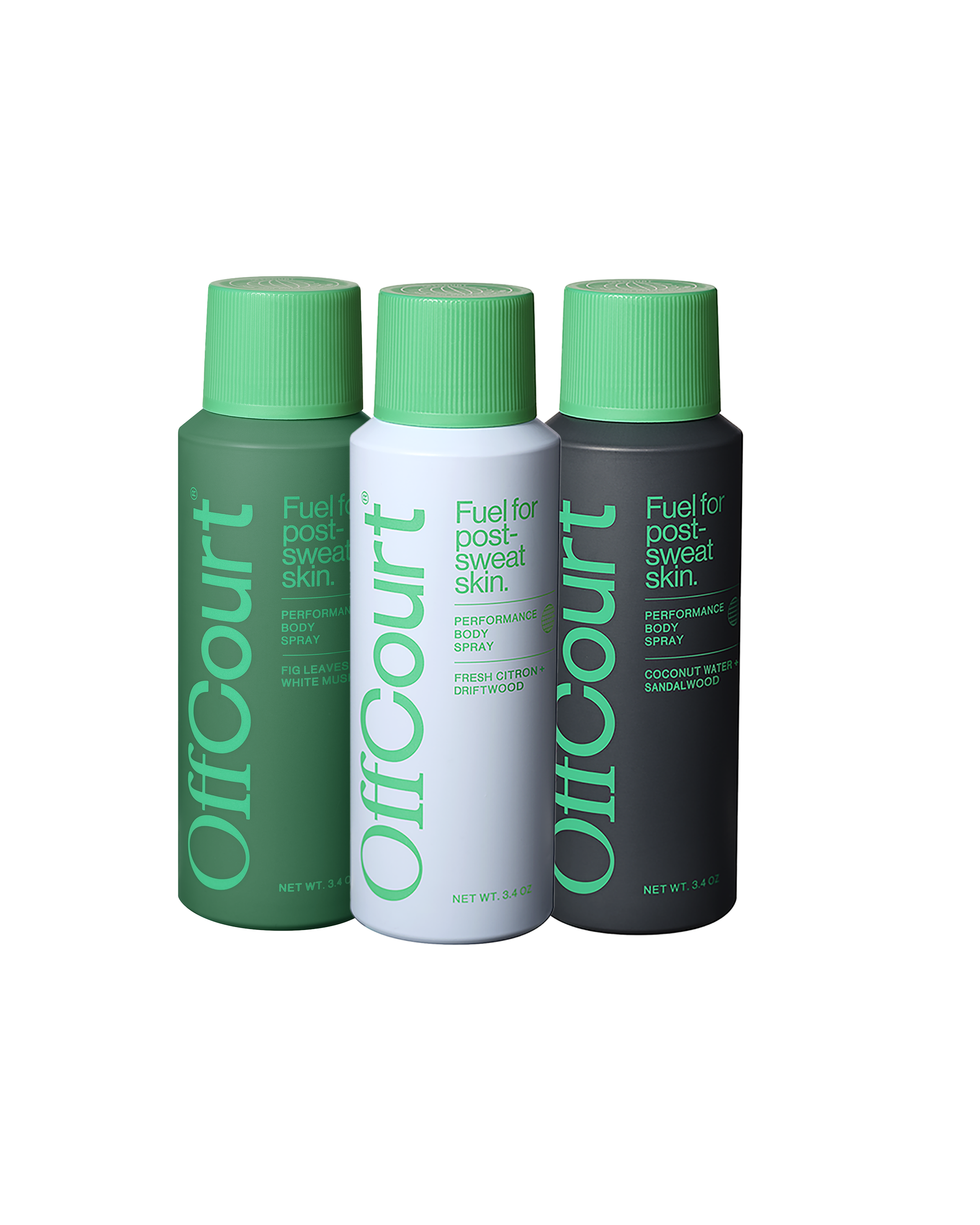offcourt trio pack body spray