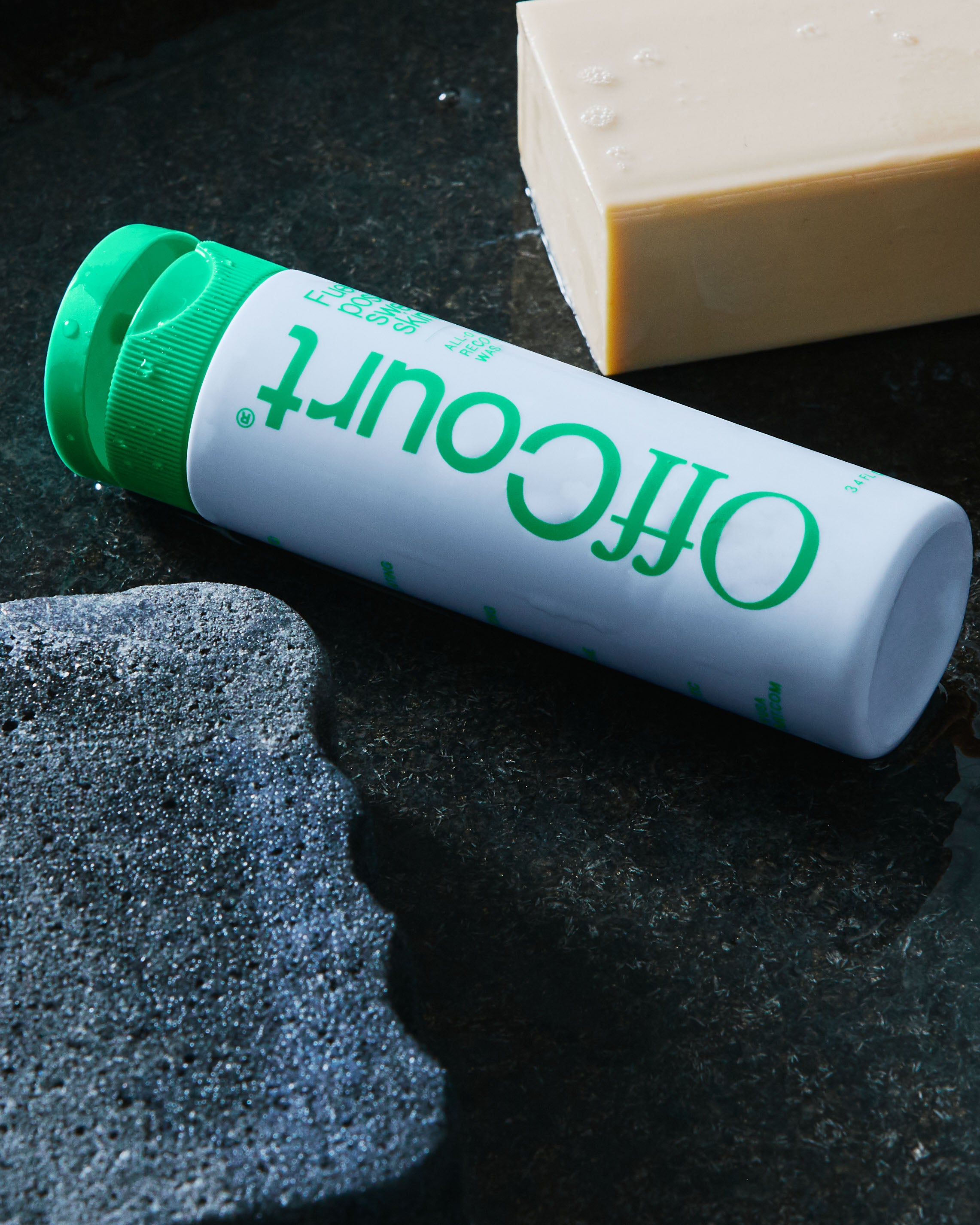 OffCourt body wash in fresh citron + driftwood