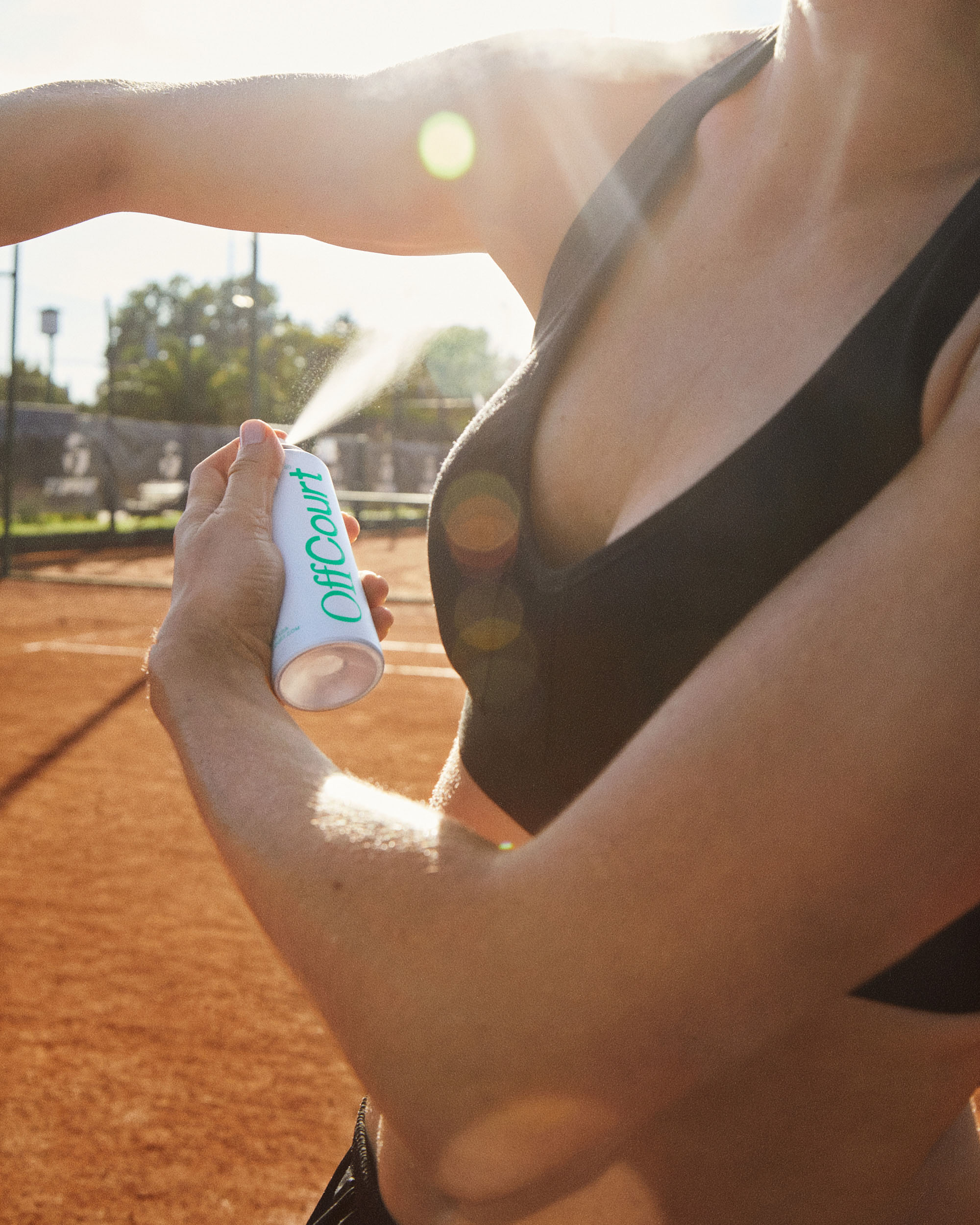 OffCourt body spray in fresh citron + driftwood