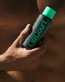OffCourt body spray in coconut water + sandalwood