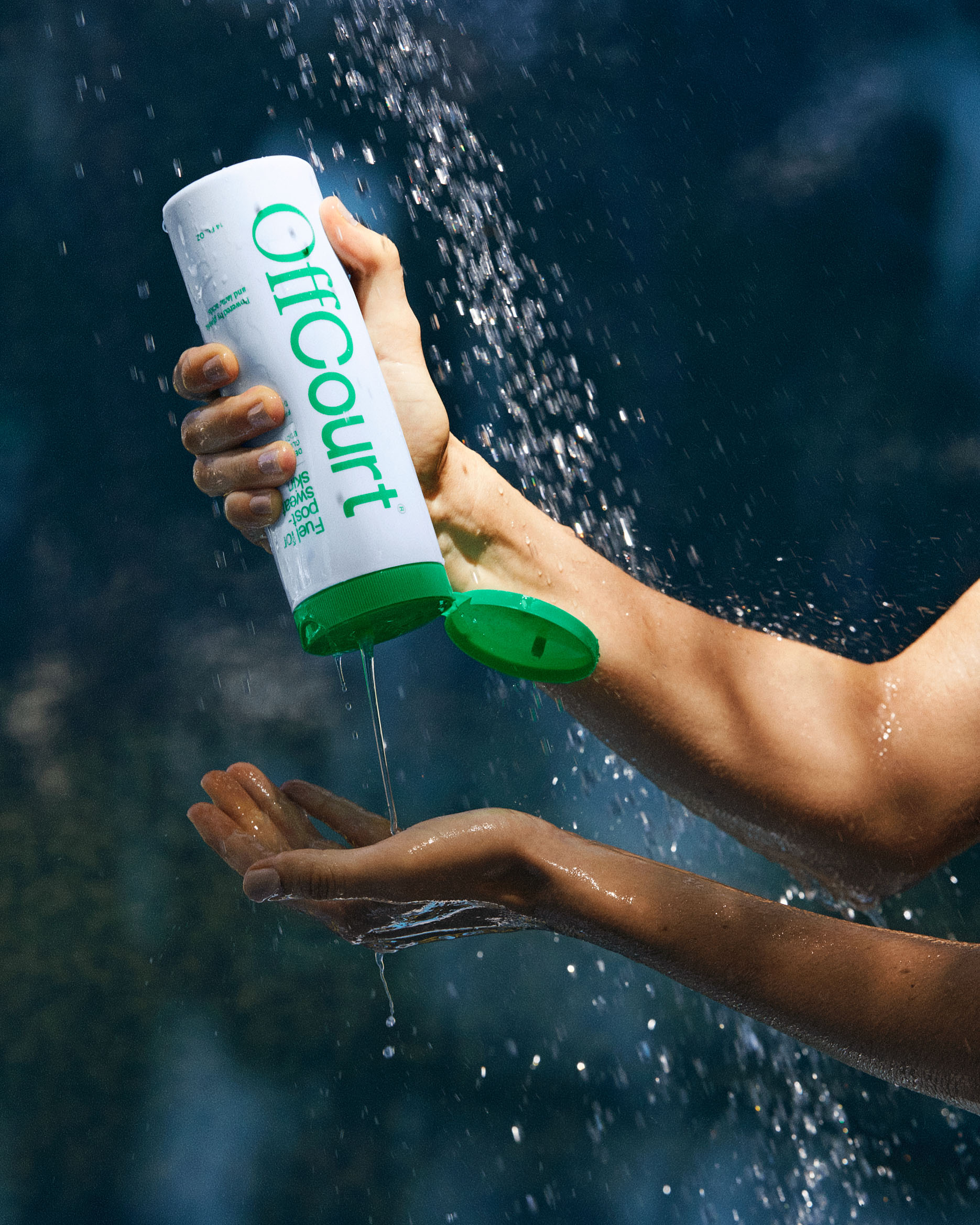 OffCourt body wash in fresh citron + driftwood