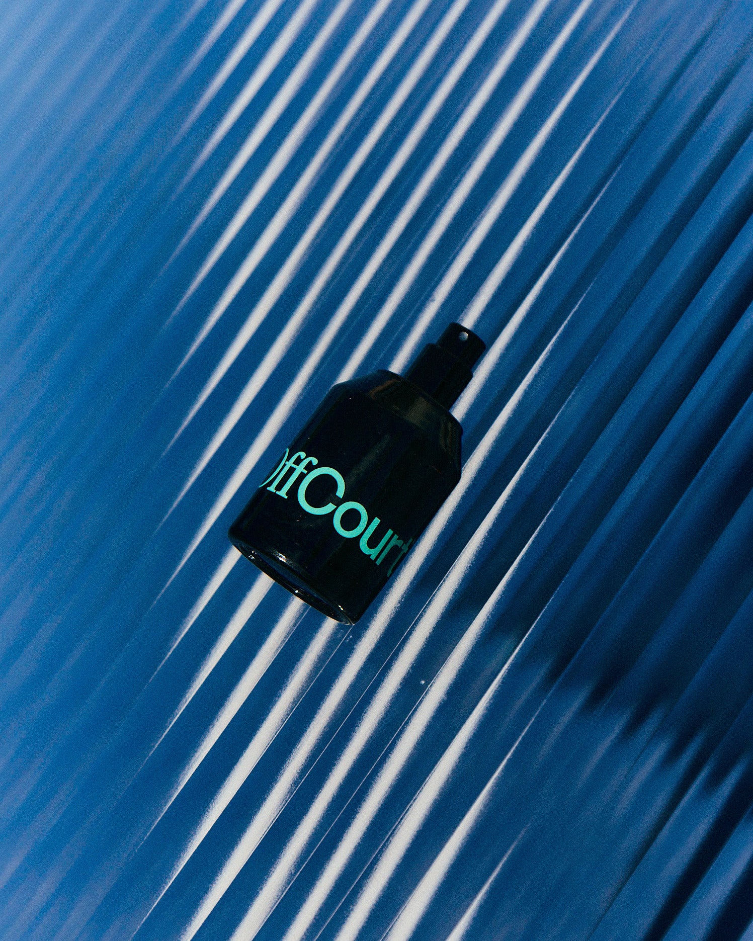 A bottle of coconut water + sandalwood fragrance