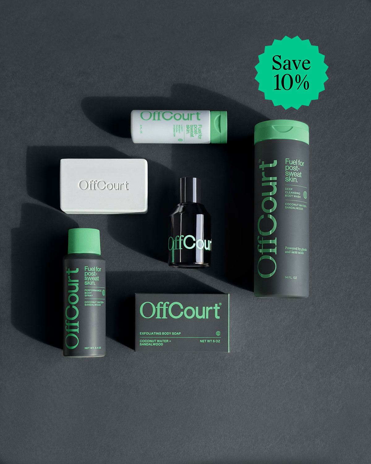 All The way Bundle in coconut water and sandalwood