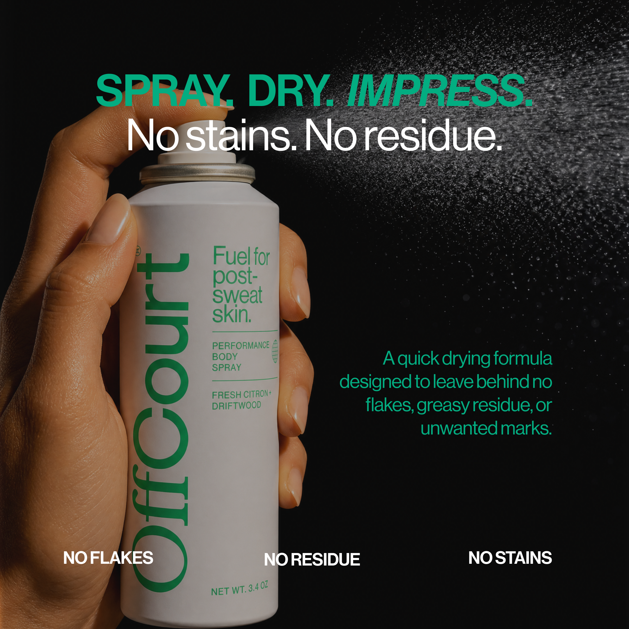 Fresh Citron + Driftwood Body Spray