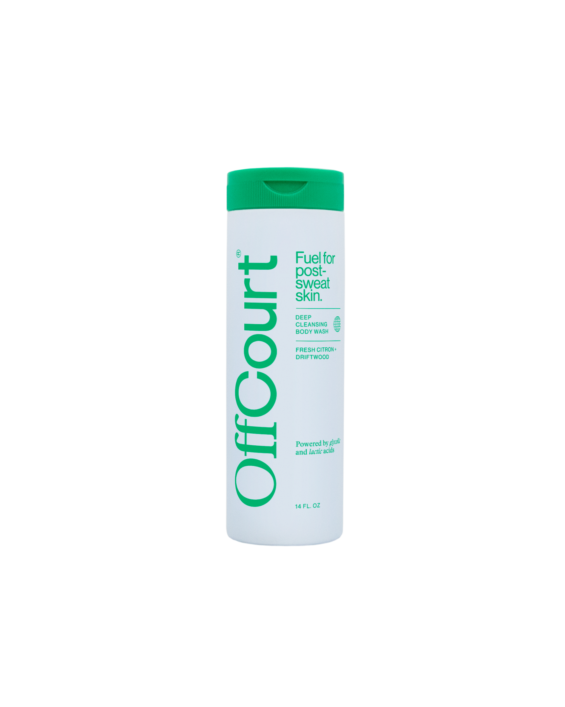 offcourt body wash in fresh citron and driftwood