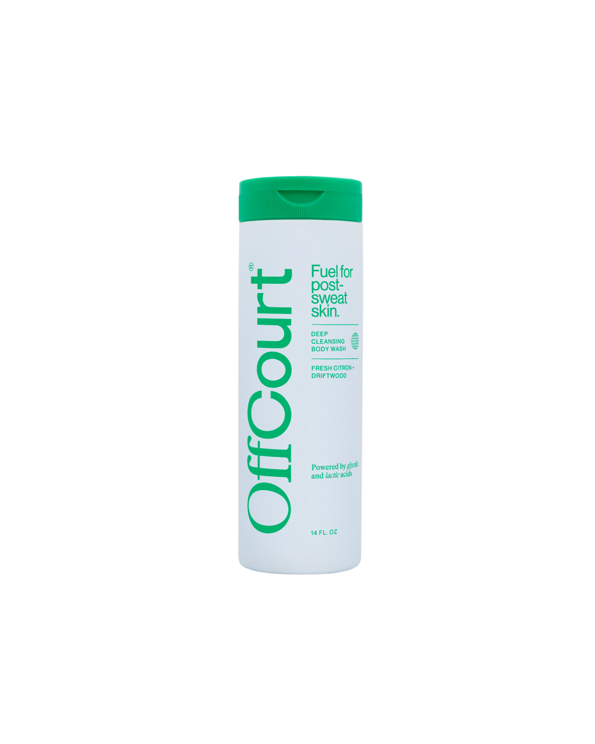 offcourt body wash in fresh citron and driftwood