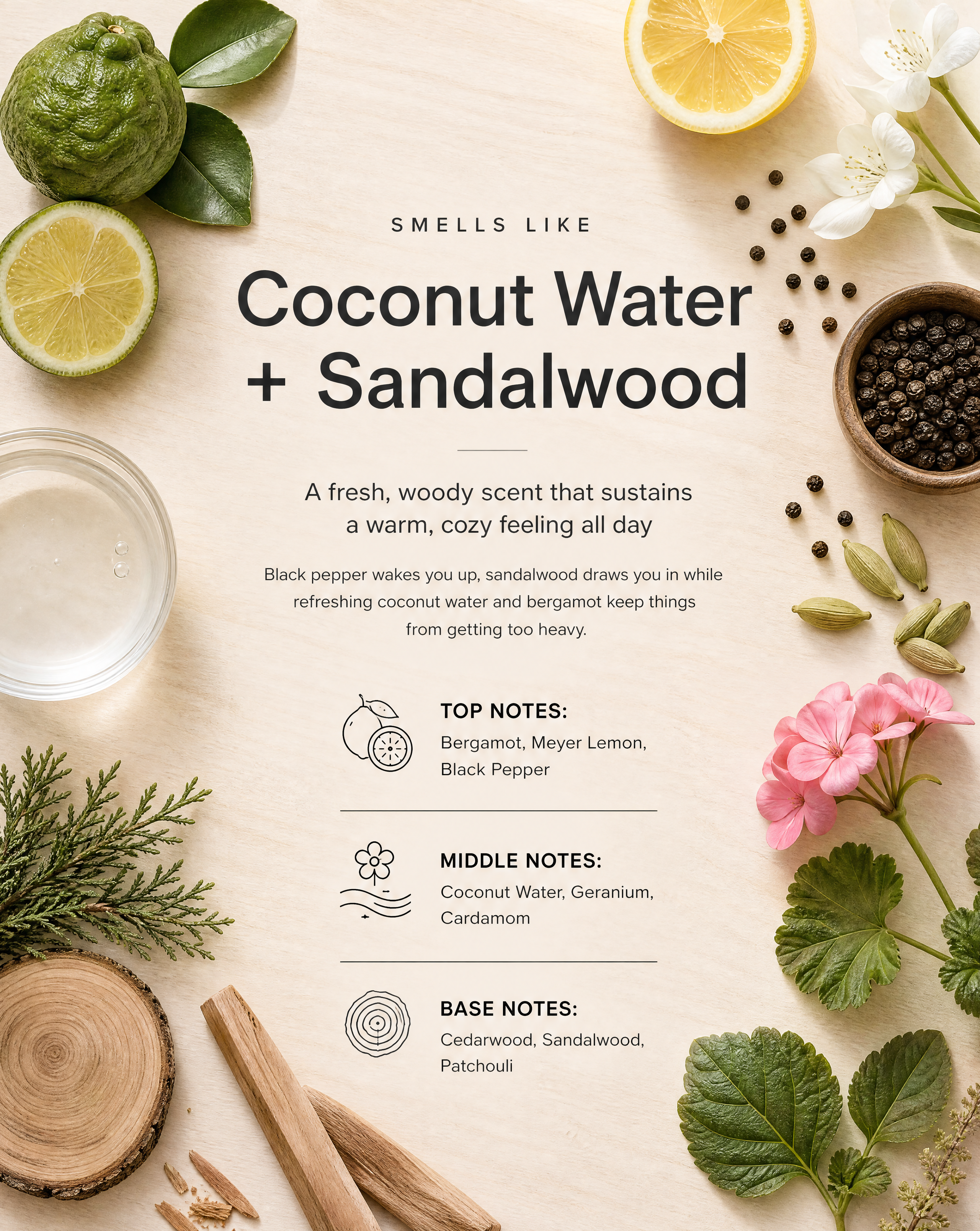 The Scent Set - Coconut Water + Sandalwood